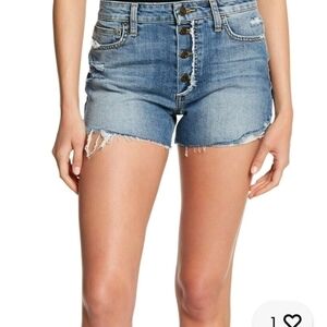 Joe's Jeans Distressed Blue Jean Shorts